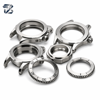 Composant de boîtier de montre en acier inoxydable 316L usiné CNC de haute précision, fabrication sur mesure avec finition brossée
