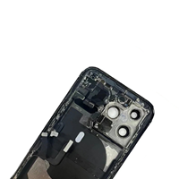Coque Arrière Complète Démontée avec Châssis Central et Boîtier pour iPhone 13 Pro Max, avec Module de Charge Sans Fil, Pièce de Rechange