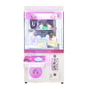 Fabricantes venda direta barato moeda-operado brinquedos, máquina mini garra guindaste jogo arcade mini desktop garra máquina