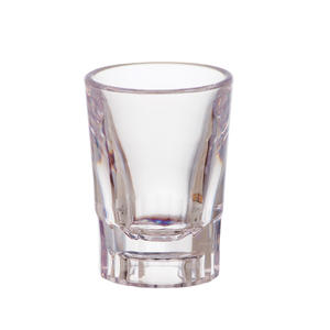 <span class=keywords><strong>Verre</strong></span> à liqueur en <span class=keywords><strong>plastique</strong></span> épais <span class=keywords><strong>Verre</strong></span> de tir à base lourde 2oz 50ml PC Tritan SAN Acrylique MS Vodka Glass - Product Image 2