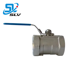 3 Way Ball Valve DN10 3/8 Inch Female Threaded End SS Manual Stainless Steel Casting 1 PC 1 Piece Ball Valve