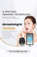 Analyseur de peau AI, appareil d'analyse de la peau du visage, appareil de détection de la peau professionnel, caméra d'analyse du cuir chevelu