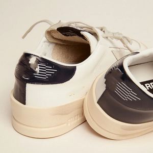 Chaussures classiques effet vieilli avec semelles noires, chaussures blanches rehaussantes invisibles en cuir pleine fleur de vachette haut de gamme - Product Image 3