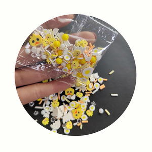 500g di Decorazioni in Argilla Polimerica, Fette di Pulcini e Uova di Pasqua Assortite - Product Image 2