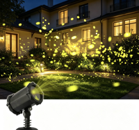Lampu Pesta 2026 RGB LED Lampu Latar Belakang Aurora Proyektor Bintang Warna-warni Laser Lampu Natal Saklar untuk Ruang Tamu