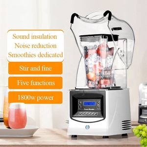 Nibu ticari mutfak aletleri ev ve otel meyve buz Smoothies makinesi için ses geçirmez yiyecek mikseri <span class=keywords><strong>Blender</strong></span> - Product Image 4