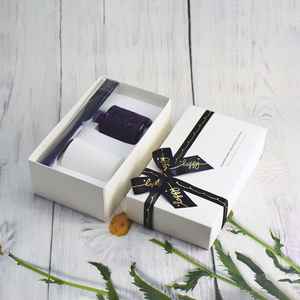 Custom Scented Soy <strong>Wax</strong> Candle and Sprayed Glass <strong>Bottle</strong> Reed Diffuser Gift Box Packing for Home Fragrance - Product Image 1