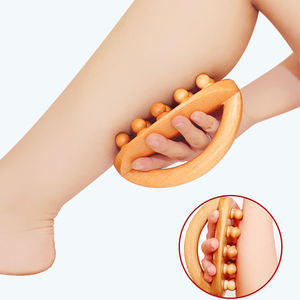 Harga pabrik alat Gua Sha grosir 14 manik-manik sikat kering untuk sikat pijat tubuh terapi pijat drainase limfatik - Product Image 5