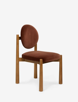 Chaise de salle à manger en bois massif de style moderne avec dossier, design léger pour la maison, le bar, le café, le restaurant