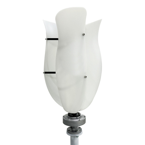 100W 200W 600W 1000W 24V 48V AC Output Tulip Style Wind Power Magnet Generator Vertical Axis Wind NE-600FT Vertical Axis Wind Tu - Product Image 1