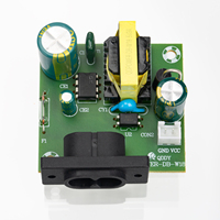 Adaptador de Corriente de 5V 3A, Fuente de Alimentación AC-DC de Marco Abierto, Placa de Alimentación Conmutada Regulada de 15W para Reemplazo/Reparación, Envío en 24h
