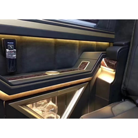 Mercedes Sprinter Luxury Business Van Noir Or Intérieur Cloison Complète Ascenseur 42 "TV Canapé-Lit Certifié CE Fit