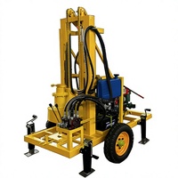Foreuse de puits d'eau compacte et durable Zhizuan, moteur diesel, diamètre 100 mm, profondeur max. 200 m, rapide, portable et facile à utiliser