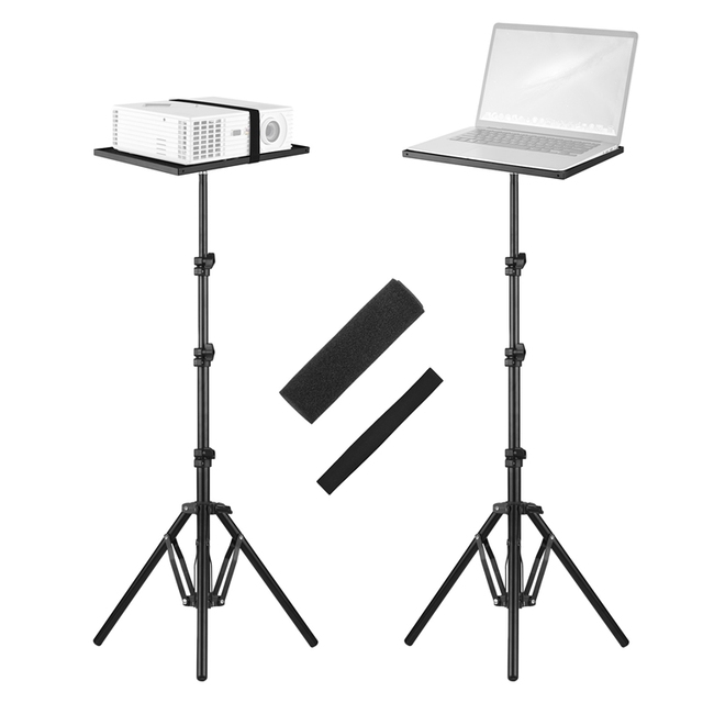 Universal Laptop Projector Tripod Stand & Holder Floor Stand Ajudtable Height for Stage Studio Outdoor Use