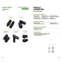 Adaptateur de charge pour véhicules électriques, série Type 2 vers GB T, connecteur de conversion Type 2 T1 T2 pour véhicules électriques