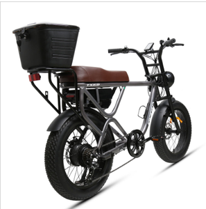 Bicicletta Elettrica <span class=keywords><strong>E</strong></span> Times Tour <span class=keywords><strong>M</strong></span> con Motore Posteriore, 7 Velocità, Telaio in Lega di Alluminio 48V, Alta Prestazione, Freni a Disco Anteriori/Posteriori, Ruota da 20 Pollici - Product Image 4