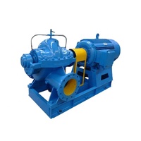 Pompe centrifuge horizontale à boîtier fendu axial à double aspiration pour l'irrigation industrielle de distribution d'eau