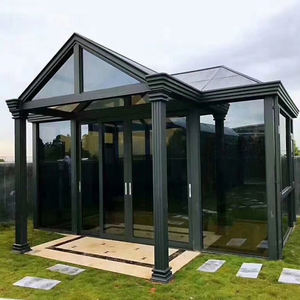 حديقة حديثة فاخرة من الألومنيوم مع نظام تهوية وسقف من الزجاج المقسى للحماية من فوق البنفسجية - Product Image 1