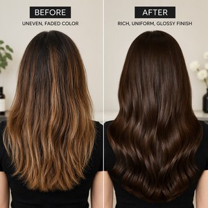 CHUYAN Tinte para Cabello Gris Ahumado 4/5, Sin Olor Químico, Acabado Vibrante y Brillante para Peinados de Citas y Eventos, Servicio de Marca Privada, Halal - Product Image 4