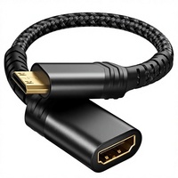 Adaptateur femelle compatible 4K pour carte graphique, tablette, projecteur