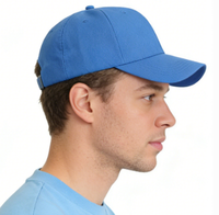 Gorra de Béisbol de Alta Calidad, 6 Paneles, 100% Algodón, Ajustable, Unisex, Estilo Deportivo, Protección Solar, Simple, Moderna, de Color Sólido