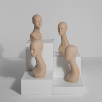 Envío Rápido, Maniquí de Cabeza Unisex de FRP Resistente, Modelo de Cabeza para Exhibición de Ropa, Hermoso, Decorativo y Práctico