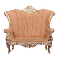Braut und Bräutigam Vintage Hochzeits-Elegantes Metall-Sofa Hochlehniger Königlicher Thron-Stuhl Set Modernes Bankett-Sofa Neuerscheinung