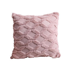 Funda de Almohada Nórdica Minimalista con Diseño de Diamantes, Funda de Cojín de <span class=keywords><strong>Franela</strong></span> Suave de Doble Cara para Sofá, Almohada Decorativa Moderna para el Hogar - Product Image 5