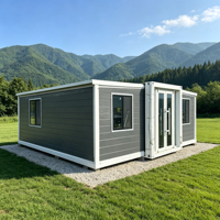 Maisons conteneurs à installation rapide, différentes tailles, vente directe d'usine, idéales pour bureau, salon, cuisine