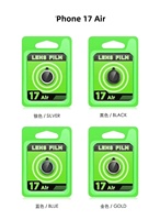 Protecteur d'objectif d'appareil photo en verre trempé HD transparent Dureté 9H Installation facile pour 16/17 Pro Max Infinix Tecno Redmi