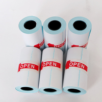 107x30mm 77x30mm 57x30mm Papier d'étiquettes pour imprimante thermique autocollante pour mini imprimante