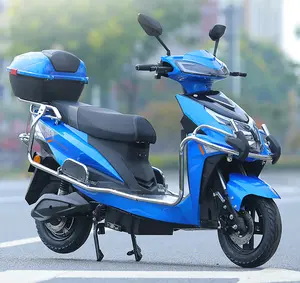 2023 diskon besar sepeda motor listrik Vintage 1000W 60V skuter sepeda motor elektrik Cepat