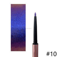 Eye Liner multicolore personnalisé Eyeliner longue durée imperméable à l'eau et aux reflets colorés caméléon Eyeliner crayon à paillettes marque privée