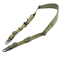 Sling à deux points à détachement rapide en nylon sangle d'épaule en alliage accessoires d'équipement tactique réglables pour le Style de confort de chasse de devoir