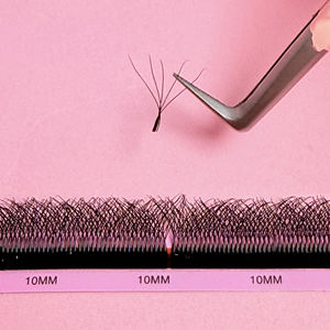 Pestañas Postizas Pre-fabricadas en Forma de W 3D 4D 5D 6D 8D, Floración Automática, 0.07mm, Bandeja Mixta, Curvatura C D, Pestañas de Visón Sintético Mate - Product Image 5