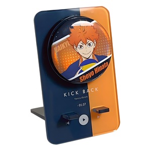Acrylic Badge Display Stand Rotating Holder For Anime Game Collectibles 80mm Size Decorative Ornaments Unisex - Product Image 4