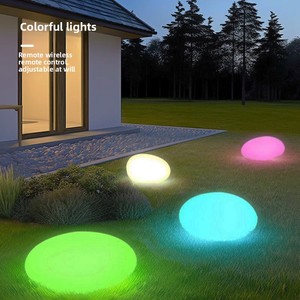 Lampe solaire de <span class=keywords><strong>galet</strong></span> de lampe de paysage de jardin extérieur d'IP65 LED pour l'éclairage de pelouse et de cour de maison - Product Image 3