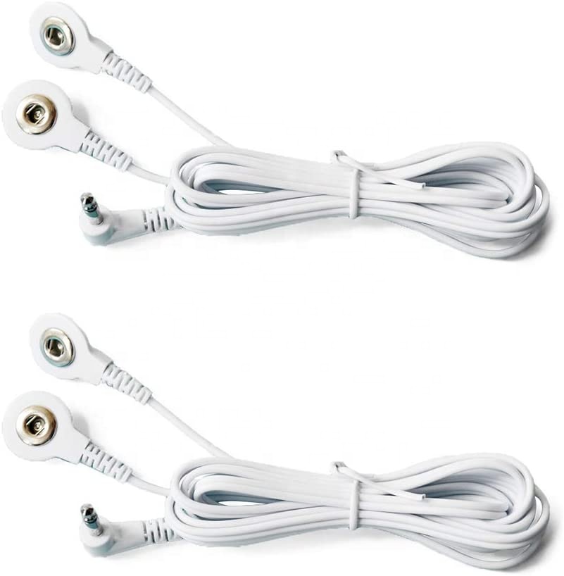 Trangjan DC 3,5 мм 2 в 1 головка ecg eeg защелкивающийся кабель для электродов физиотерапии кабельные провода