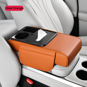 Cuscino Poggiabraccio per Auto con Vano Portaoggetti, Supporto in Pelle per Console Centrale, Scatola Portafazzoletti - Product Image 6