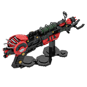 Bộ đồ chơi lắp ráp mô hình súng Red Ray Gun Call of Duty Funbuild, đồ chơi lắp ráp tự chế, đạo cụ súng game điện tử, bộ xếp hình - Product Image 6