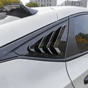Persianas para Ventanas Laterales Traseras de Automóvil para Honda Civic 11.ª Generación Sedán 2022-2024, Estilo Racing, Persianas Triangulares para Ventanas - Product Image 3