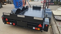 Remorque de transport de machines 5000 kg 10000 lb, robuste, pour mini-excavatrices australiennes et livraison d'équipements de petite taille