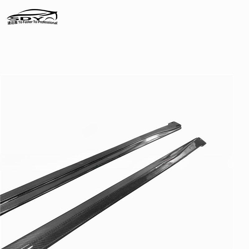 F32高品質MPスタイルカーボンファイバーサイドスカートリップ サイド