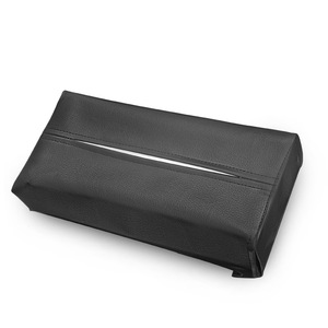 Pu Lychee Pattern Leather Car <b>Storage</b> Tissue Box Interior Accessories for Visor Armrest Headrest <b>Seat</b> Back - Product Image 5