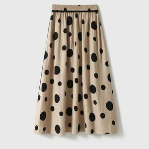 กระโปรงสปริงทรงหลวมลดราคาสุดฮอต แฟชั่นทันสมัยสำหรับออฟฟิศ สไตล์ลำลอง ระบายอากาศได้ดี ผลิตจากผ้าลินิน สำหรับผู้หญิง - Product Image 6