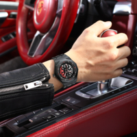 Montre Homme Poedagar 809 – Design Tendance avec Roue Rotative, Acier Inoxydable, Lumineuse et Étanche
