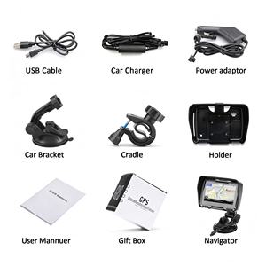 Navigateur <span class=keywords><strong>GPS</strong></span> étanche certifié ROHS de 4.3 pouces avec écran tactile Fonctions MP3 Lecteur marin W40 pour motos Garantie 1 an - Product Image 6