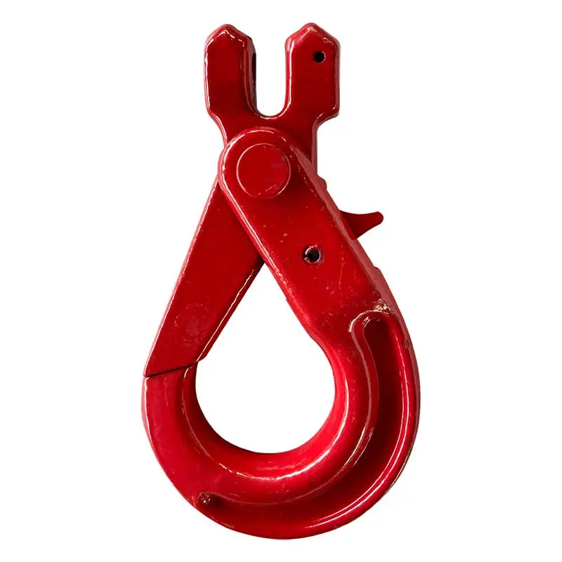 Safety Chain Hooks Crane Lifting Hook G80 Clevis Self-Locking Hook