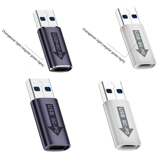 USB 3.1 OTG Adapter USB a to C Converter Fast Data Transfer 10Gbps USB C Connector Connection or Data Cable Extension