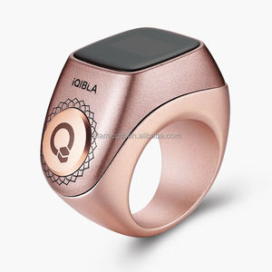 Iqibla Zikir Flex <span class=keywords><strong>Pro</strong></span> 2 Nouveau compteur électronique intelligent en aluminium <span class=keywords><strong>de</strong></span> deuxième génération Anneau intelligent Tasbeeh Zikar Anneau universel Zikir - Product Image 1
